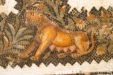Roman Mosaic of Lion  / Tiger Wild Animal and Big Cat