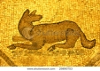 archi mosaic animal dog