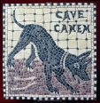 archi mosaic animal dog