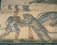 Roman Mosaic Gladiator