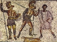 Roman Mosaic Gladiator