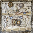 Roman Mosaic Gladiator