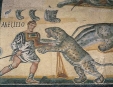 Roman Mosaic Gladiator
