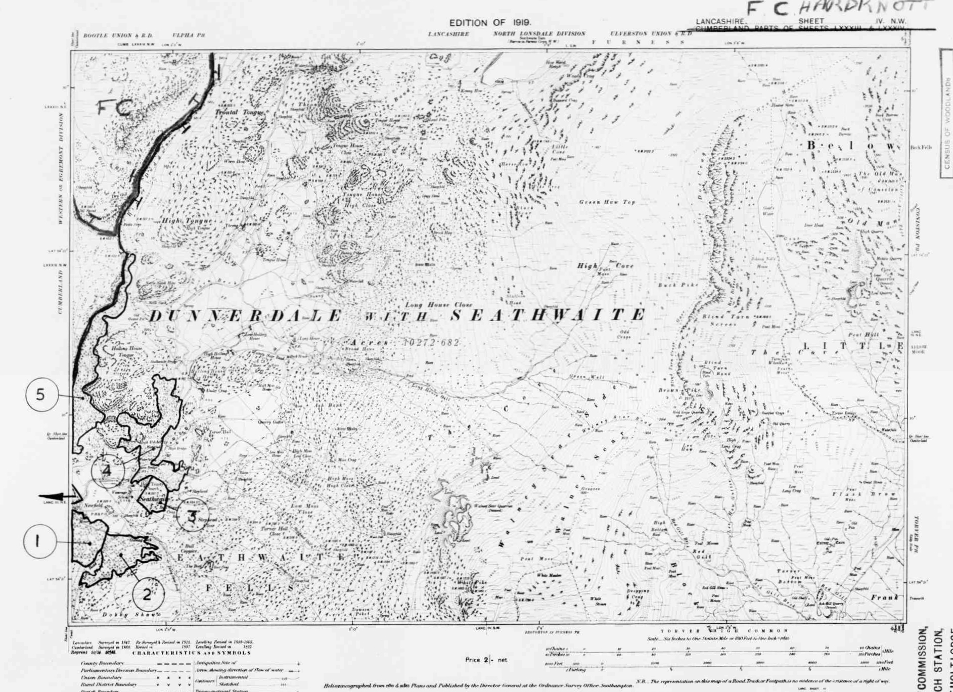 Detailed Old Map of lancashire Ordnance Survey (OS) Map Sheet 4 NW ...