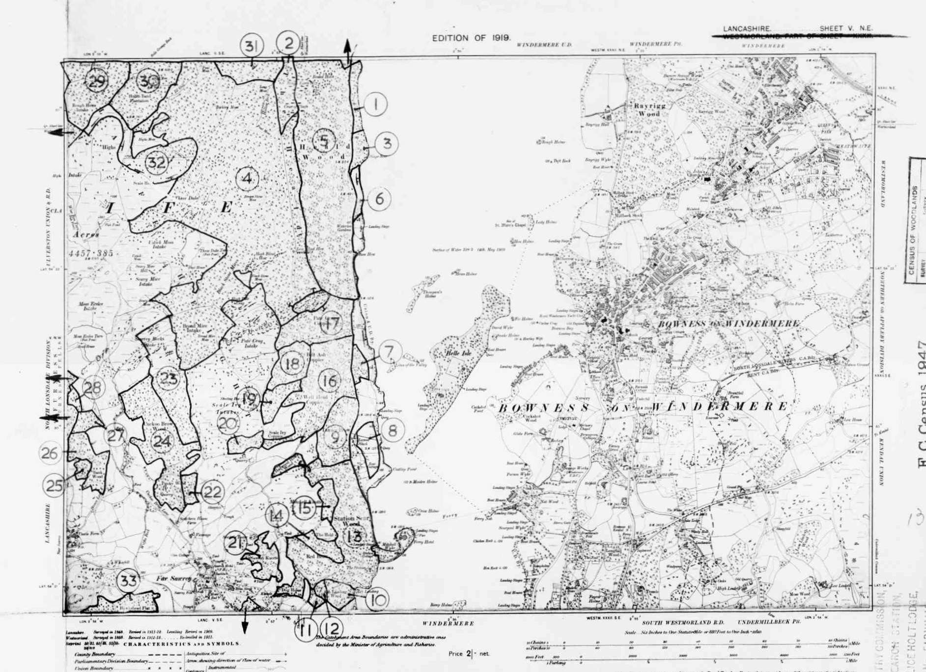Detailed Old Map of lancashire Ordnance Survey (OS) Map Sheet 5 NE ...