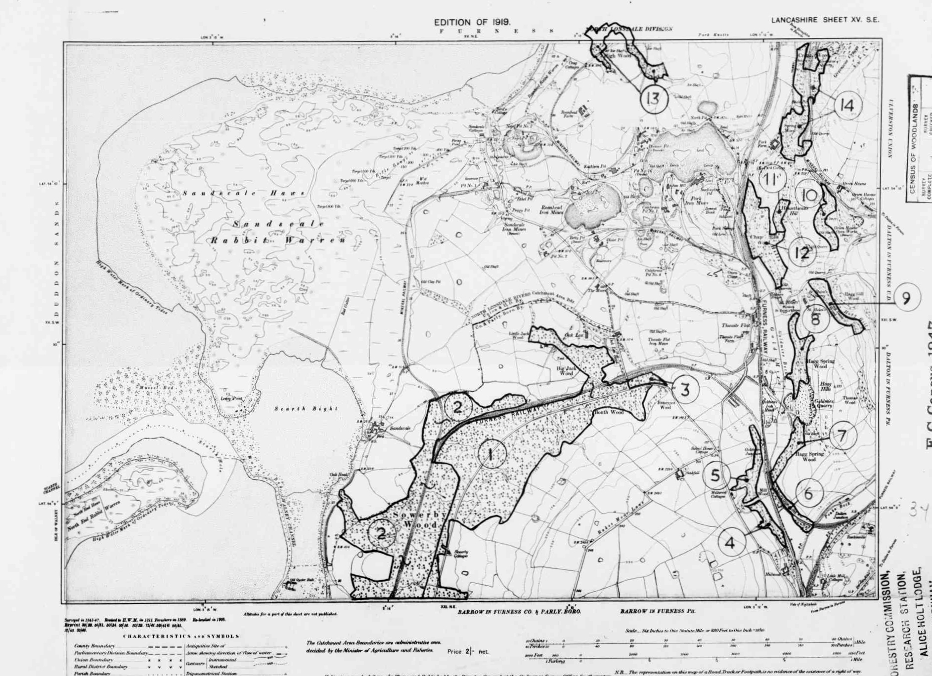 Detailed Old Map of lancashire Ordnance Survey (OS) Map Sheet 15 SE ...