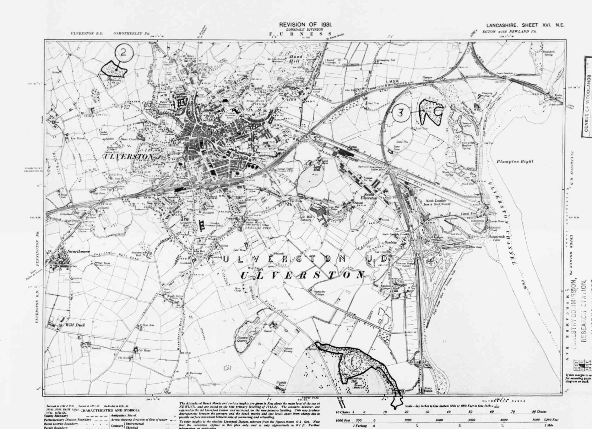 Detailed Old Map of lancashire Ordnance Survey (OS) Map Sheet 16 NE ...