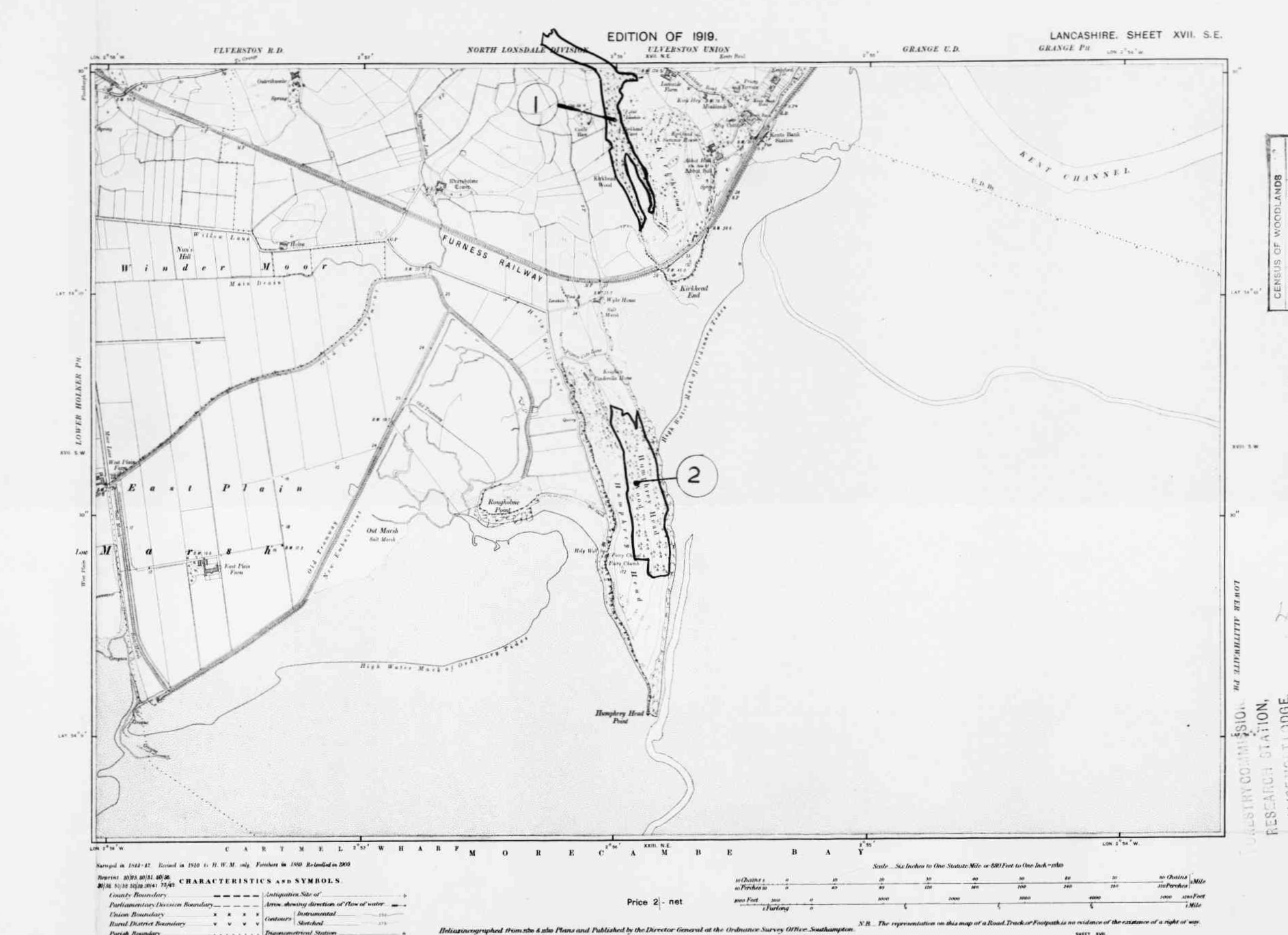 Detailed Old Map of lancashire Ordnance Survey (OS) Map Sheet 17 SE ...