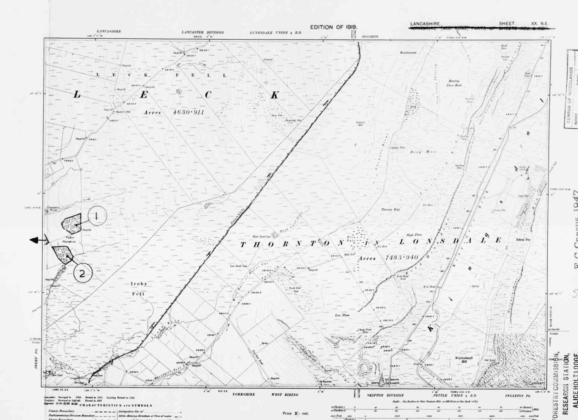 Detailed Old Map of lancashire Ordnance Survey (OS) Map Sheet 20 NE ...