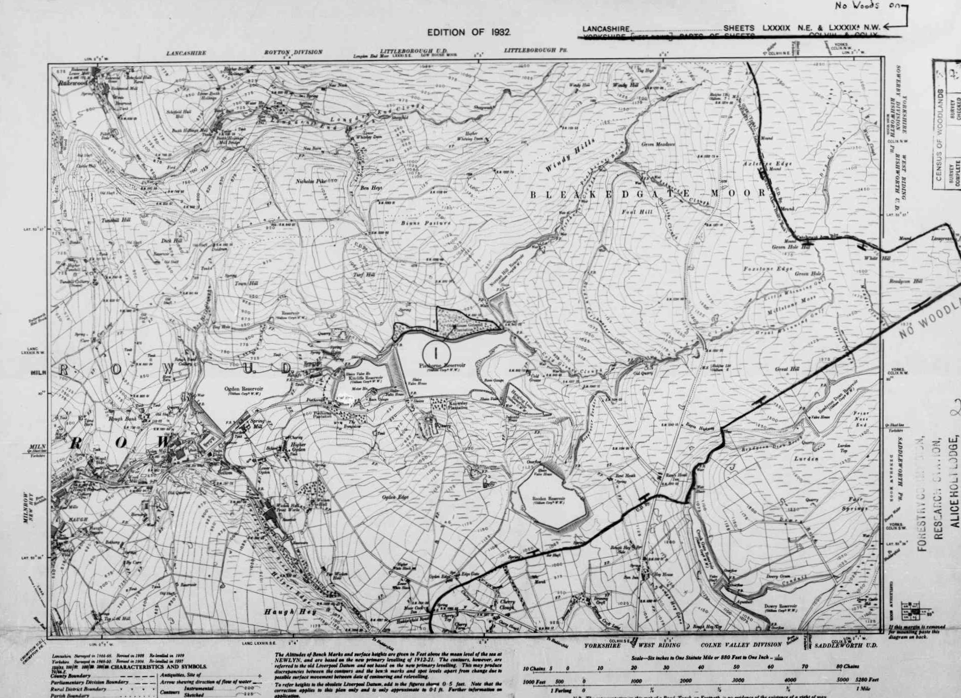 Detailed Old Map of lancashire Ordnance Survey (OS) Map Sheet 89 NW ...