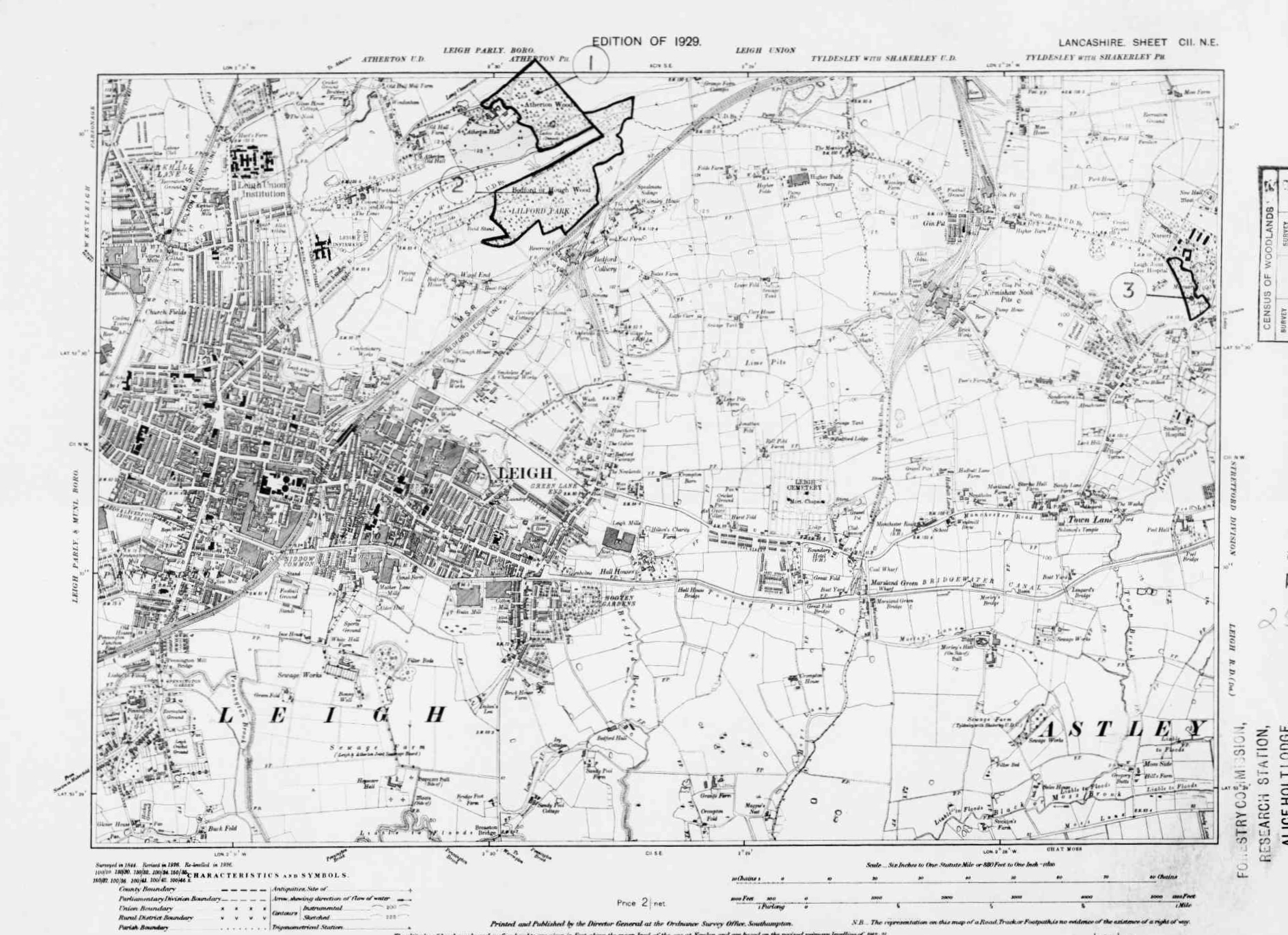 Detailed Old Map of lancashire Ordnance Survey (OS) Map Sheet 102 NE ...
