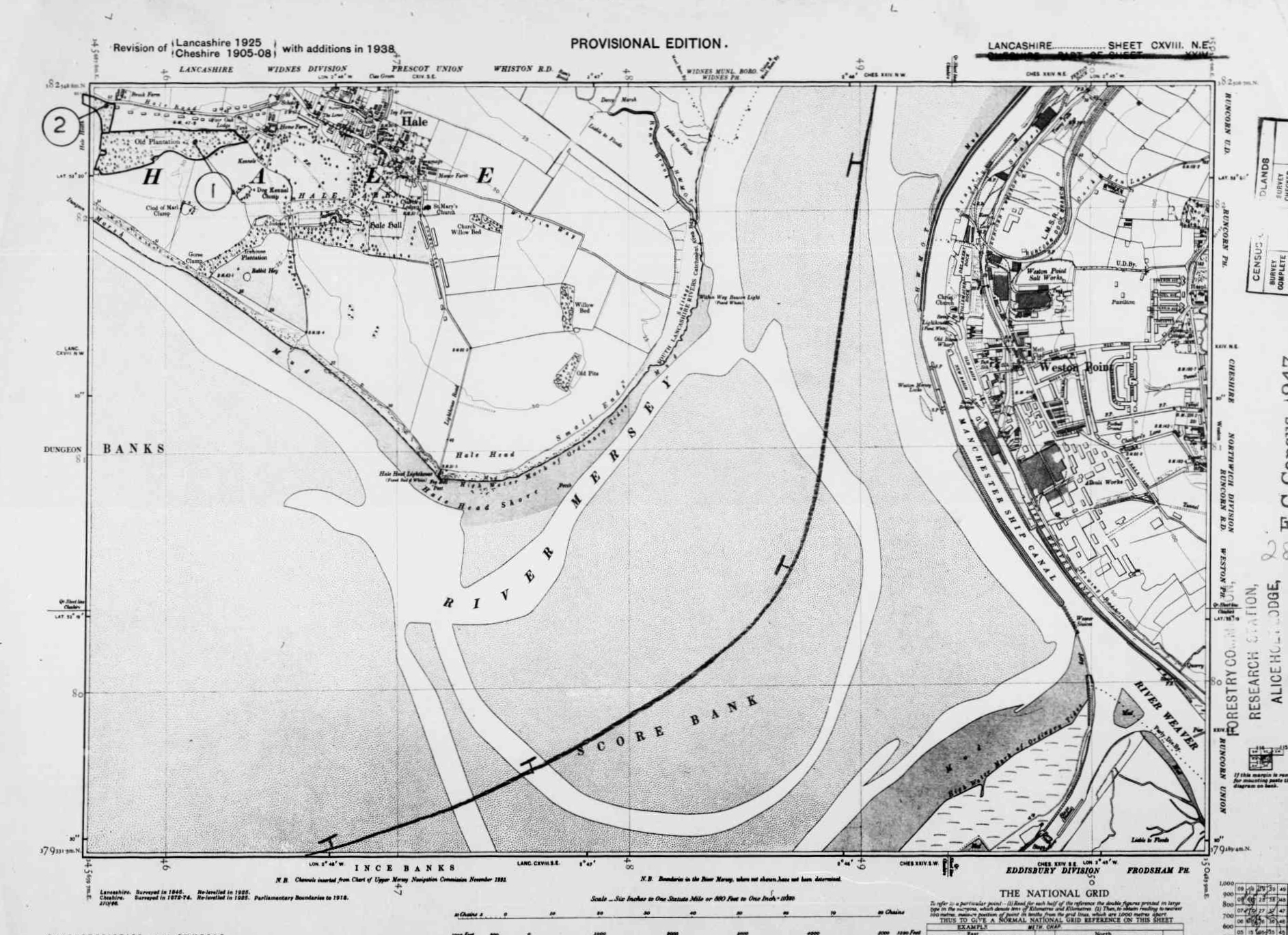 Detailed Old Map of lancashire Ordnance Survey (OS) Map Sheet 118 NE ...